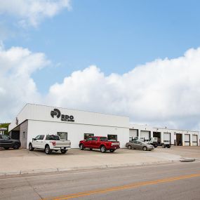 Dealership and service bays