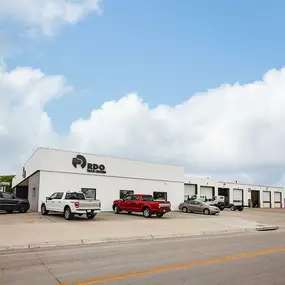 Dealership and service bays