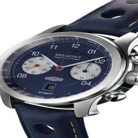 Bremond Alt1-C Blue Pilot Chronograph Panda Dial Oster Jewelers Watches