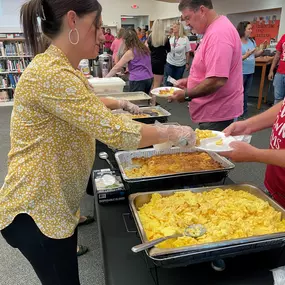 Welcome back teachers! It was an honor to provide breakfast to the amazing teachers, administrators, and staff at Mount Dora High School this morning! The energy in the room was awesome! This is a special group of people & they hold a special place in our hearts. We love our community!