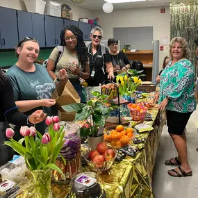 We enjoyed treating such dedicated teachers and staff at Mount Dora High School with different snack options to help finish the year strongly!