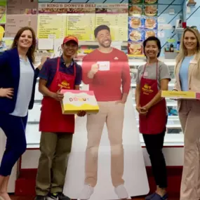 Where’s Jake? You can find him grabbing his favorite donuts at his secret spot, Kings Donuts & Deli of Mount Dora, with Megan and Renee.