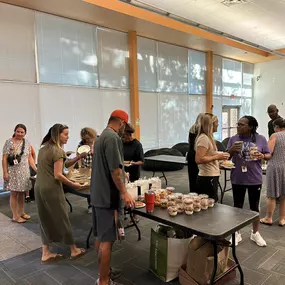 What a privilege to provide breakfast to the amazing team at Mount Dora High School! There was so much energy and enthusiasm in the room!  
Pray for our educators and students as they start a new school year. We love our community!