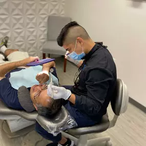 Smile Avenue's Owner, Dr. Patrick Vuong, Provides Dental Care to His Patients