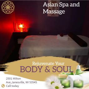 Here at Asian Spa & Massage we love being a part of helping 
taking part in peoples wellness and a better life.