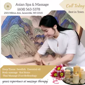 Massage techniques are commonly applied with hands, fingers, 
elbows, knees, forearms, feet, or a device. 
The purpose of massage is generally for the treatment of 
body stress or pain.