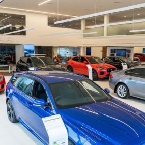 Inside the Jaguar Nottingham showroom