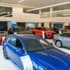 Inside the Jaguar Nottingham showroom