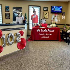 We are celebrating our 102nd anniversary at State Farm!  Join us by stopping by, getting snacks and a drink. And if you need a quote on some insurance, we’ll give you an Amazon gift card when we provide the quote! Celebrate!