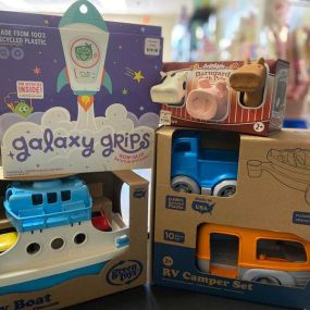 ???? green toys® fun RV camper ???? and Ferry Boat ⛴ are 100% made from RECYCLED ♻️ milk jugs!
