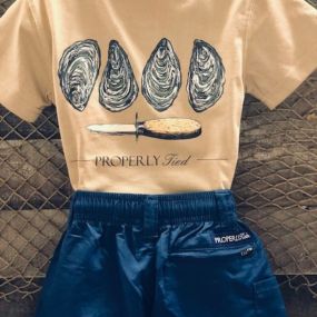 Awe Shucks!!! ???? Isn’t this just the cutest outfit for your little man! ???? Come check out our selection of Properly Tied’s adorable southern-themed boys clothing in sizes ranging from 2T-YXL!