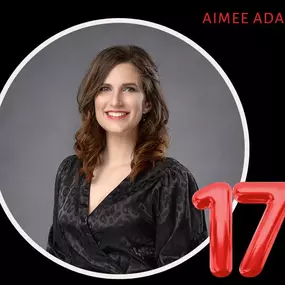 Congratulations to Aimee on 17 years of service with our agency!  Aimee has been with our agency since Day 1!  She has worked various roles throughout her years in both agencies, but currently serves as our Business Office Manager handling many behind-the-scenes aspects for our employees, business operations, and is the face behind our social media accounts.