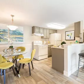 Kitchen and Dining Area