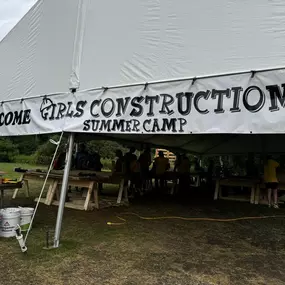 #GirlsConstructionSummerCamp at the building science education center. 
These girls are creating some really cool projects this week! They aren’t afraid to use tools!