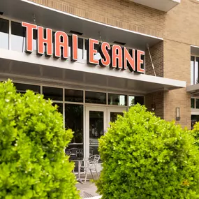 Thai Esane restaurant on the first floor of the building