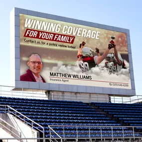 We have winning coverage at Matthew William's office!