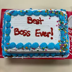 My staff is the best, they make everything easier except my diet!