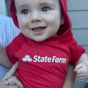 My grandson Chase Dolcini sporting his State Farm sweatshirt, complete with Bear Ears. He looks just like my daughter Meghan did at that age.