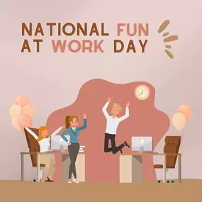 Happy National Fun at Work Day! ???? Our team knows how to balance hard work with a little fun to keep things lively—because a happy team means better service for you!