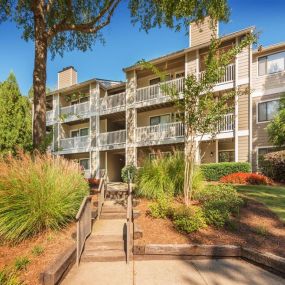 Exterior apartment homes at Rosemont Apartments, Roswell, GA