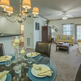 Model Living and dining room  at Walden Oaks