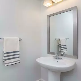 Villas townhome half bath