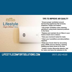 Lifestyle Comfort Solutions - Contact us today to have one of our NATE-certified Comfort Specialists perform a emergency services, preventive maintenance or repair on your system to insure it is operating safely and efficiently.  CALL: 937.202.4520