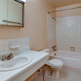 Bathroom With Vanity Lights