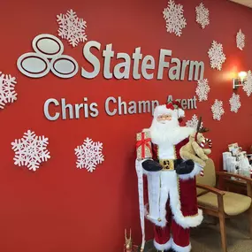 Have a very, Merry Christmas!  
- from your friends at Chris Champ State Farm