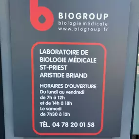 Bild von BIOGROUP - Laboratoire de Saint-Priest Aristide Briand