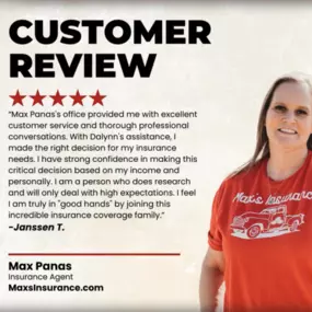 Thank you, Janssen, for your kind words! I'm thrilled to hear that Dalynn could assist you and that you feel confident with your insurance choices. Welcome to the Max Panas SF family! If you ever need anything, we're here to help.