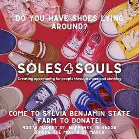 Old shoes? Bring them in!