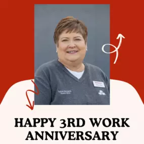 Celebrating our wonderful, Sherri!! Thank you for 3 years and all that you do! Love having you on our team