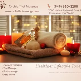 Our traditional full body massage in Costa Mesa, CA
includes a combination of different massage therapies like 
Swedish Massage, Deep Tissue, Sports Massage, Hot Oil Massage
at reasonable prices.