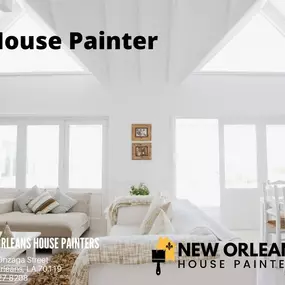 white interior house painting
