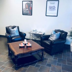 Our waiting area for our great customers!