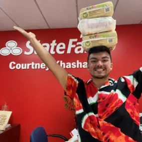 Diaper & Wipes Drive - Last Chance to Donate. We're stacking up diapers any way we can - even balancing them on our heads! But seriously, this Friday is the last day to drop off our diaper and wipes donations at our office. Help us support foster children in need!