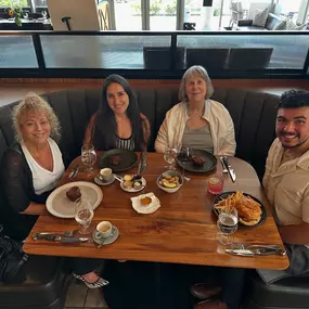 Team lunch!! Today we celebrated Connie’s birthday and Michelle’s work anniversary! Grateful for my amazing team! Yummy eats and energizing coffee!