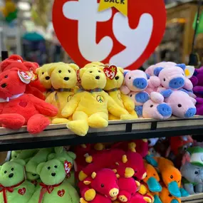 Just dropped! Stage 3 of the Classic Beanie Baby Relaunch to celebrate the 30th anniversary of Ty Inc. Signature Bear, Snort and Patti are now available for a limited time. We also were able to score a small restock of pieces from stages 1 and 2 but the won’t last forever! Swing on by to grab your little pice of history.