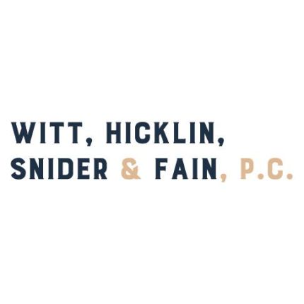 Logo od Witt Hicklin, Snider & Fain, P.C.