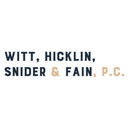 Logotyp från Witt Hicklin, Snider & Fain, P.C.