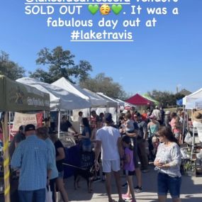 Savory Farmers Market hosted at Lakeside at Tessera on Lake Travis in March, 2022.