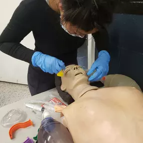 Making sure to clean our helpful friends AFTER EVERY USE and get them ready for the next class! Our classes are getting bigger and bigger, sign up today or go online for the SAFEST CPR certification!!