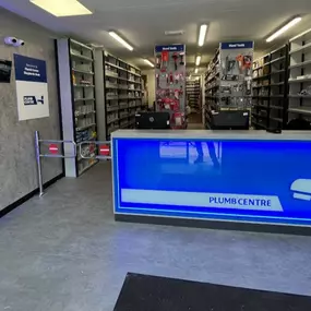 Inside Plumb Centre in Shepherds Bush