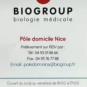 Bild von BIOGROUP CÔTE D'AZUR -  Laboratoire Nice - Lyautey