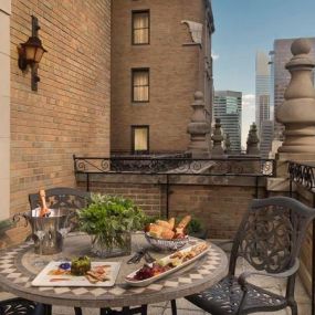 Signature Suite Terrace Lunch at Warwick New York