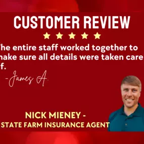 Thank you to our amazing customers! We love seeing reviews like this!
Nick Mieney - State Farm Insurance Agent