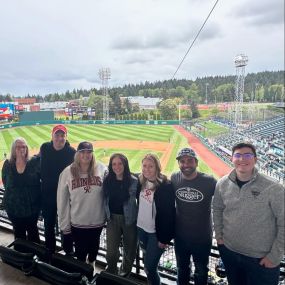 On Wednesday, we closed up the office early and headed to Tacoma to support a local favorite! We ate hot dogs, shared laughs, and rooted for the home team. It’s not often we get to all spend time together as a team outside of the office, but when we do, it’s a good time! ????⚾️????