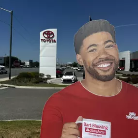 Where will Jake be on Wednesday? ????‍♀️
Stop by the Service Department at DeLuca Toyota
On Wednesday, June 5th from 11:00am - 1:00am and Jake with Bart Blessing State Farm  will buy your lunch and answer any questions that you have.