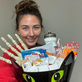 Making Boo Baskets for some local teachers